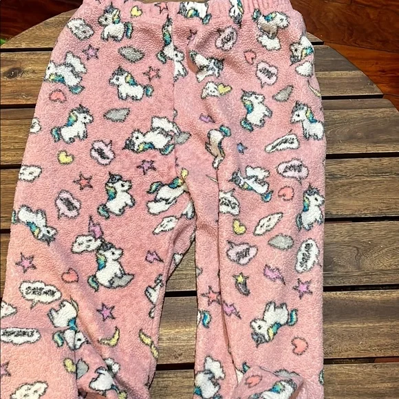 Unicorn Print Pink Preloved Pajamas - Picture 4 of 7